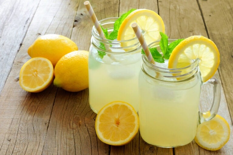 Homemade lemonade