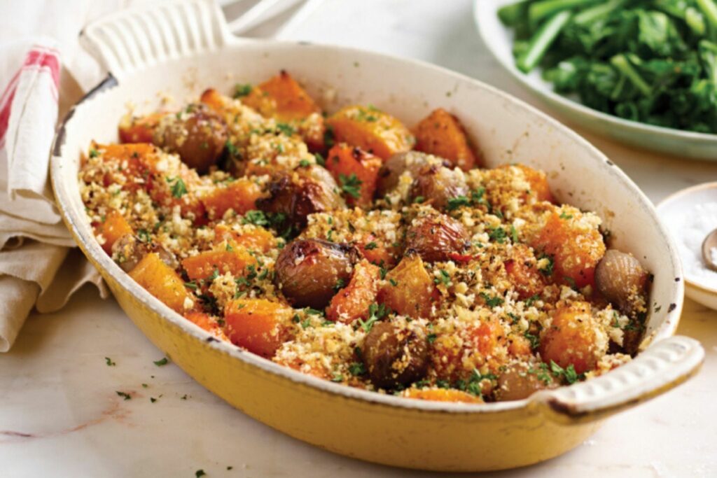Shallots and squash