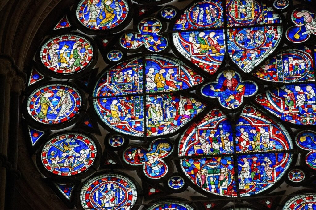 Stained Glass Window at Lincoln Cathedral