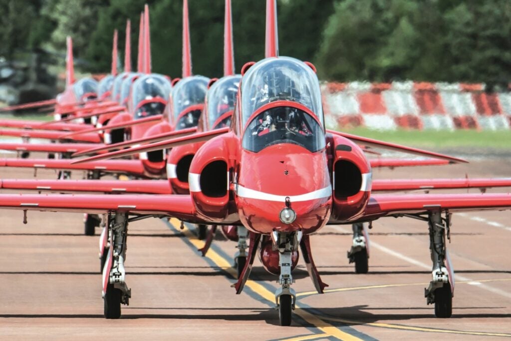 RAF Red Arrow Aerobatic Team