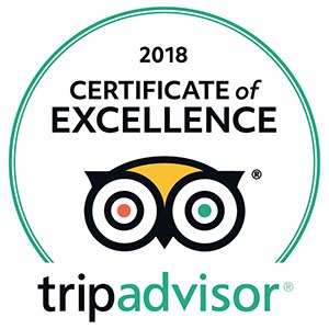 Tripadvisor 2018 Certificate of Excellence