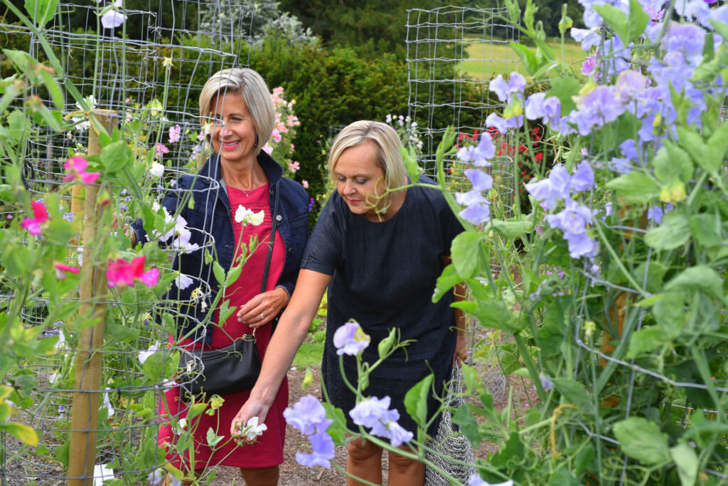 Ladies at Easton Walled Gardens