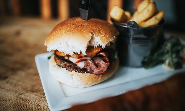 Green Man Ropsley Burger Green Man Ropsley Burger