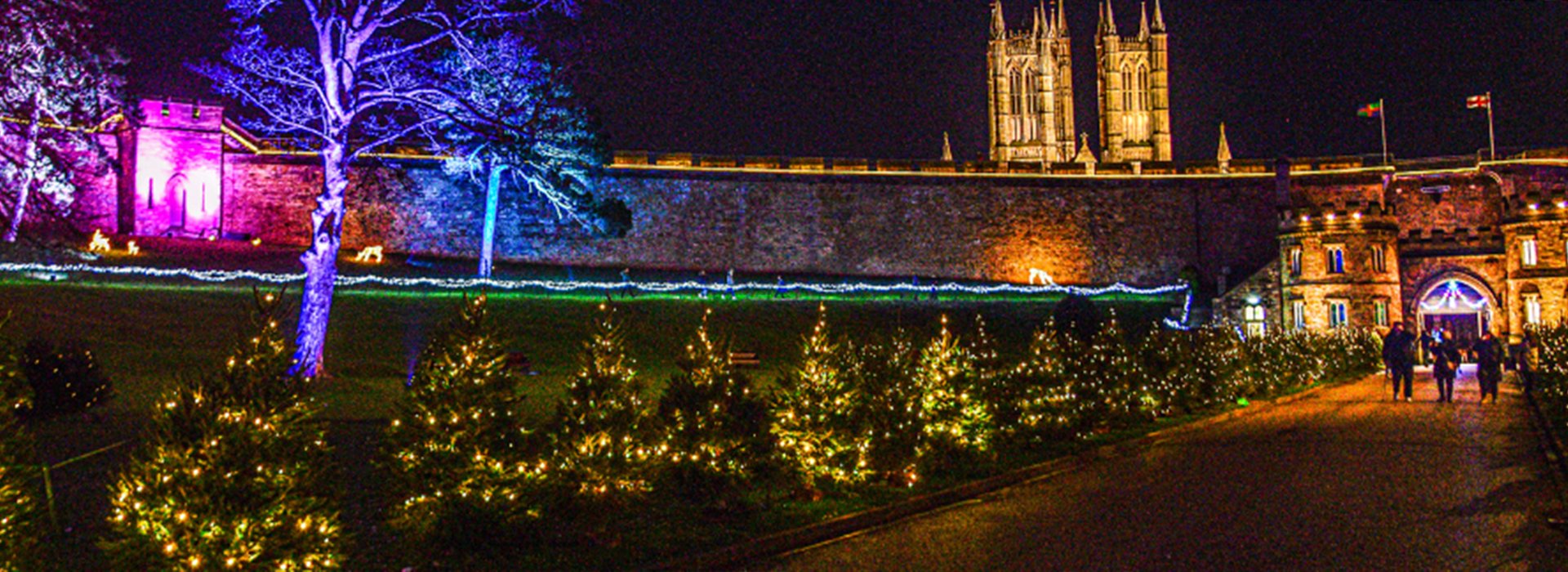 Lincoln Castle Illuminated Visit Lincolnshire
