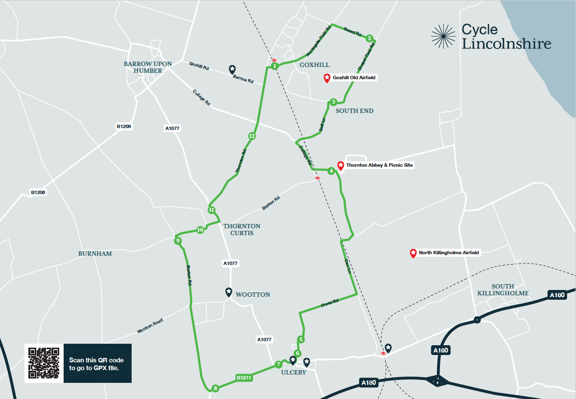 Abbey and Airfields Map