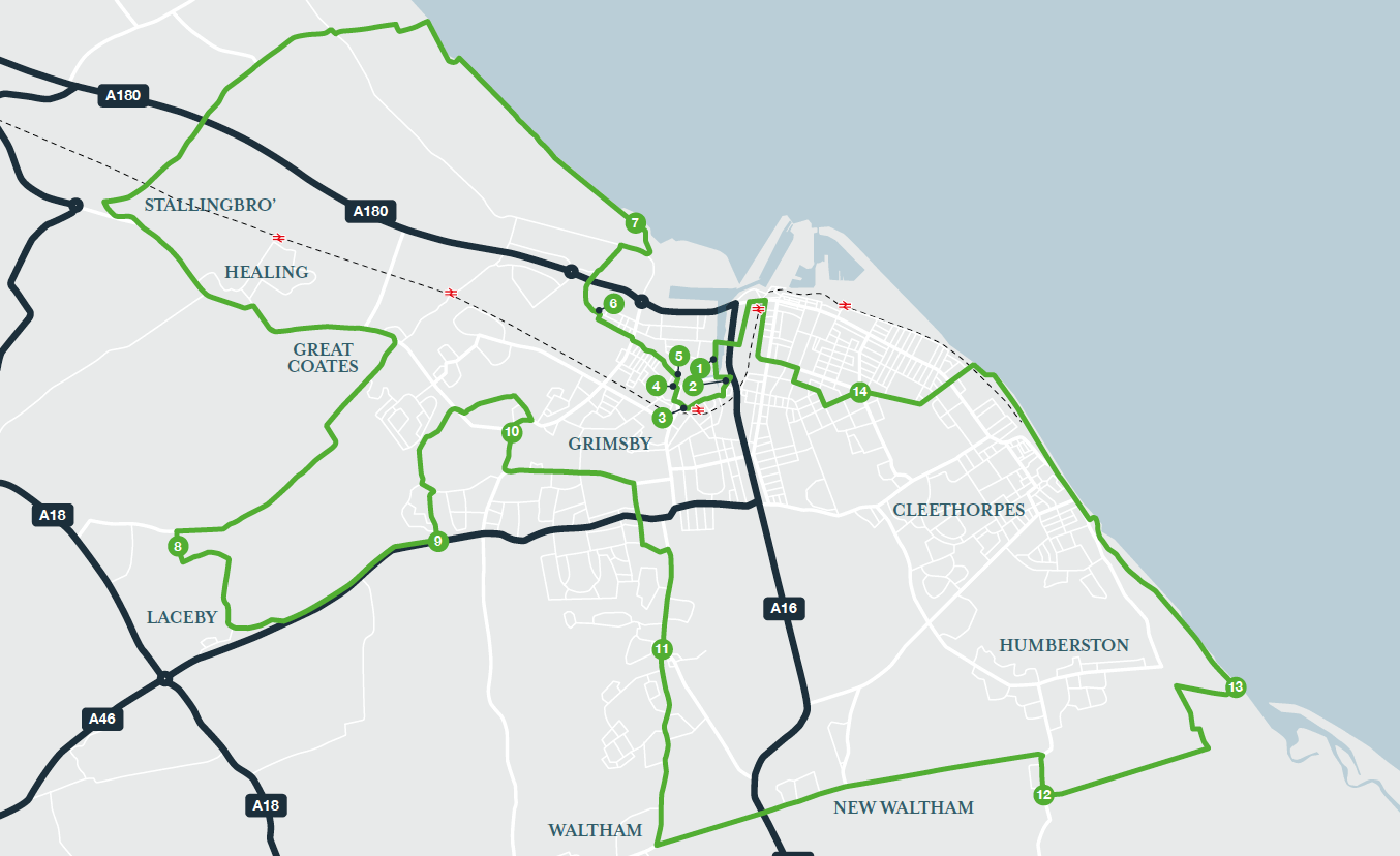 Grimsby Revolution Map