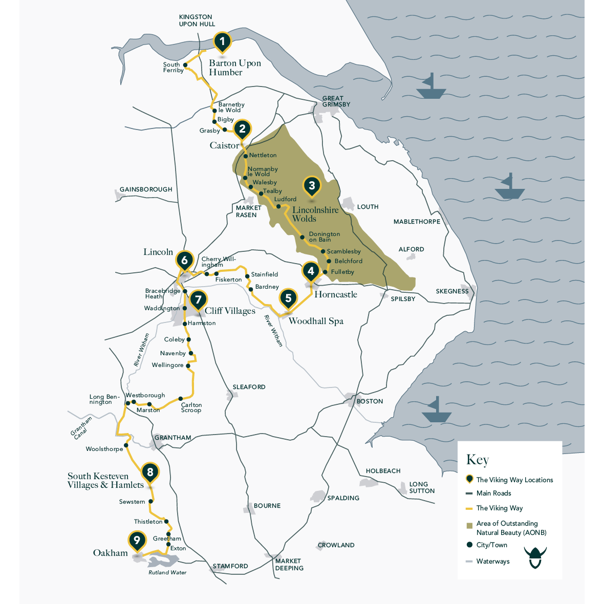 Viking Way Map