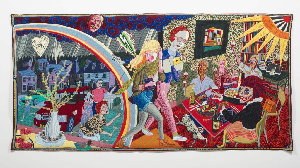 Grayson Perry, Expulsion from Number 8 Eden Close, 2012. Arts Council Collection, Southbank Centre, London © Grayson Perry. Gift of the artist and Victoria Miro Gallery with the support of Channel 4 Television, the Art Fund and Sfumato Foundation with additional support from AlixPartners.