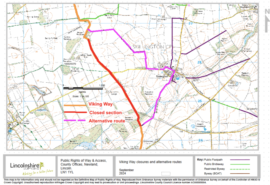 Sklillington Map