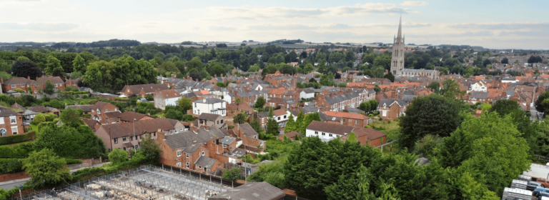 Aerial view of Louth