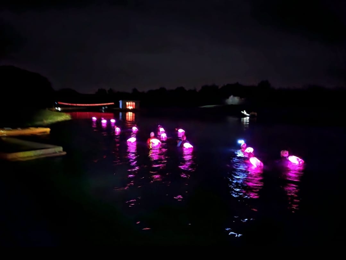 Halloween Night Swim on the Lake at Ocean Walker Academy