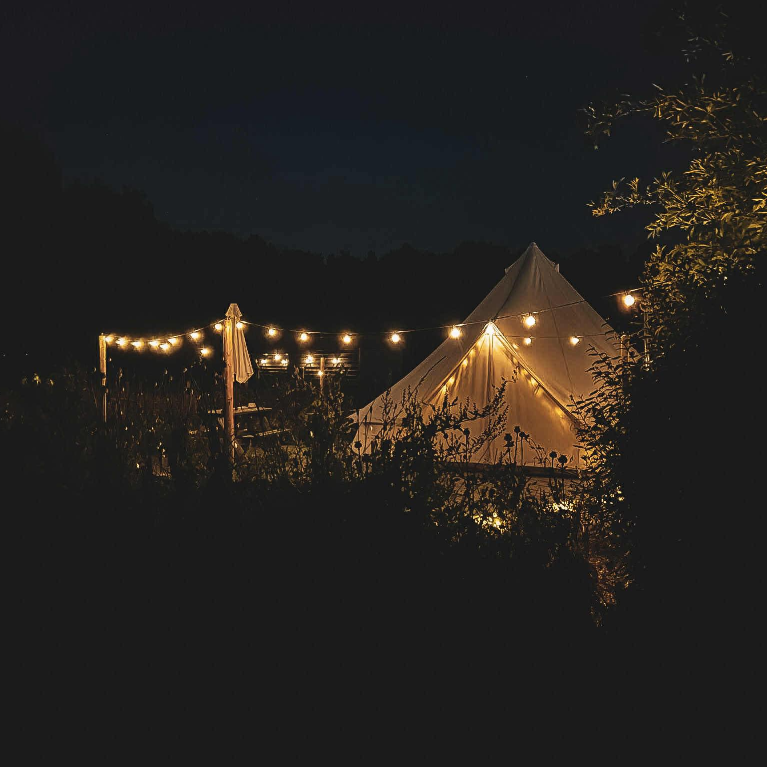 Into the Wild Glamping Night Time Into the Wild Glamping Night Time