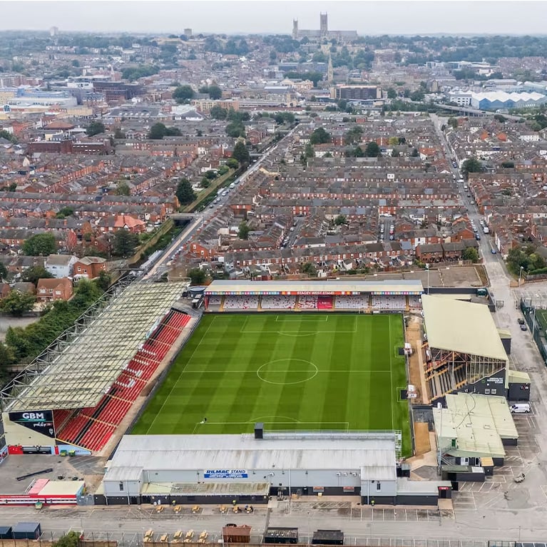 Lincoln City LNER Stadium Aerial Lincoln City LNER Stadium Aerial