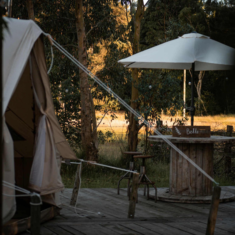 Into the Wild Glamping Outdoor Seating Into the Wild Glamping Outdoor Seating