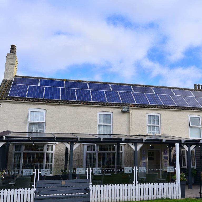 Bacchus Hotel solar panels Bacchus Hotel solar panels