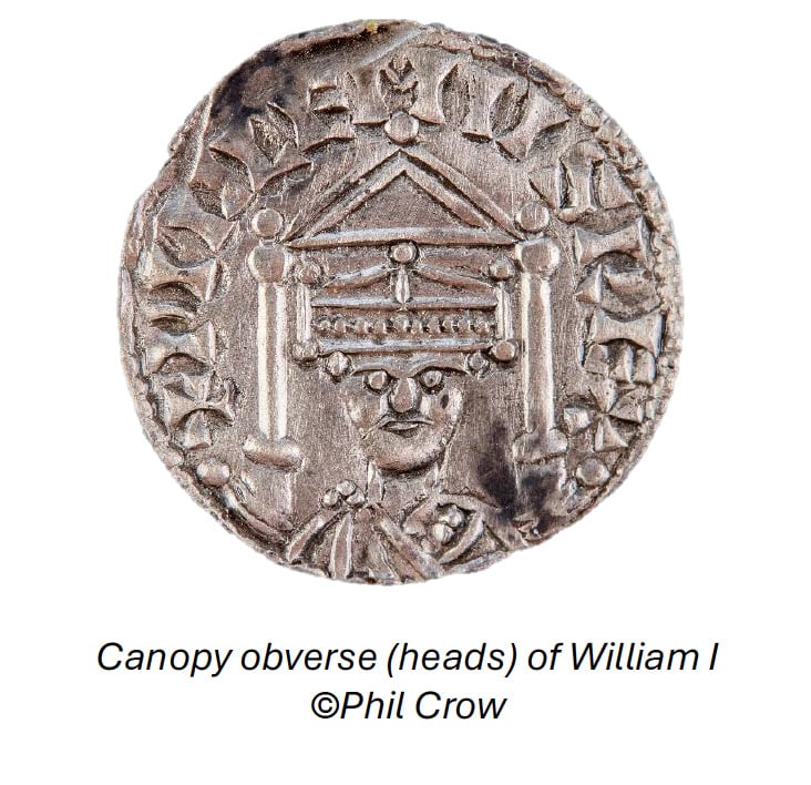 Canopy obverse (heads) of William I ©Phil Crow Canopy obverse (heads) of William I ©Phil Crow