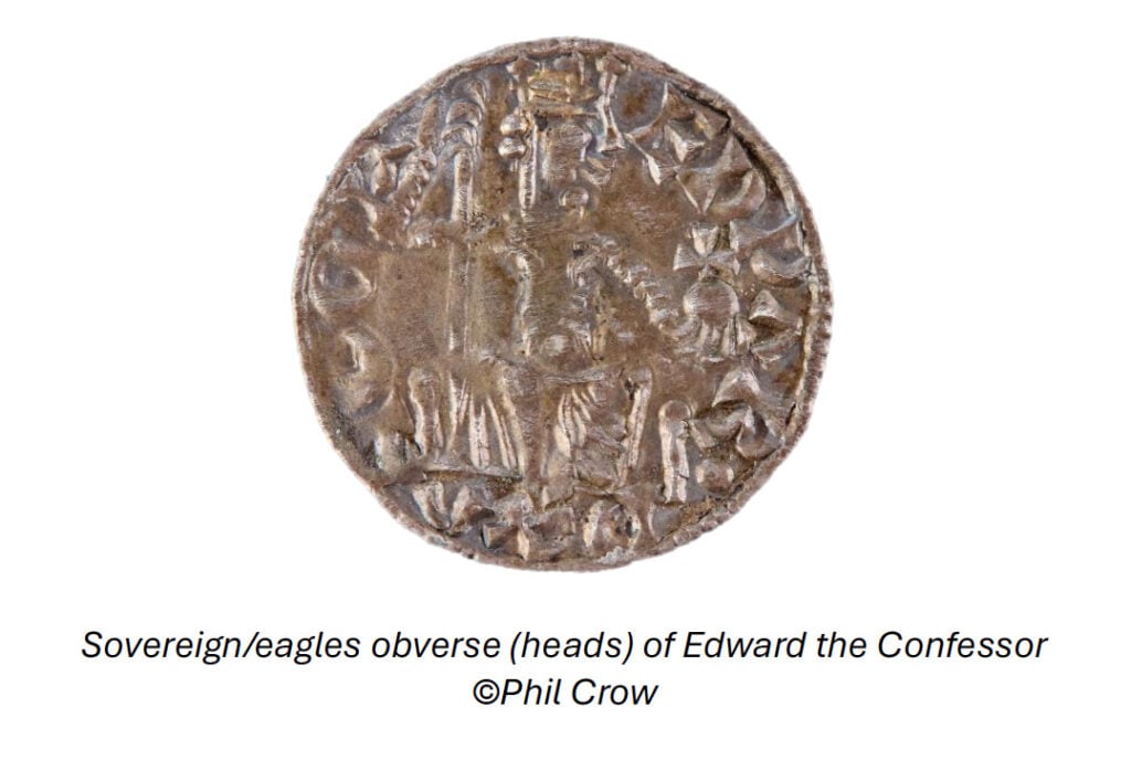 Sovereign/eagles obverse (heads) of Edward the Confessor ©Phil Crow Sovereign/eagles obverse (heads) of Edward the Confessor ©Phil Crow