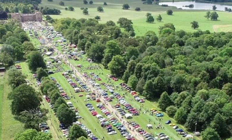 Baston Car Show Grimsthorpe Castle, Lincolnshire