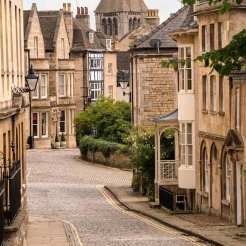 Stamford in Lincolnshire. Finest stone town in England.