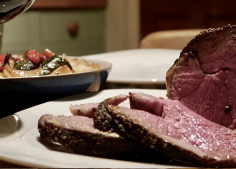 Lamb with coffee Lamb with coffee rub
