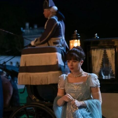 Netflix Bridgerton Season Three - scene filmed at Grimsthorpe Castle, Lincolnshire