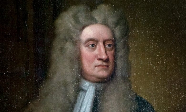 Isaac Newton by Godfrey Kneller, Grantham collection