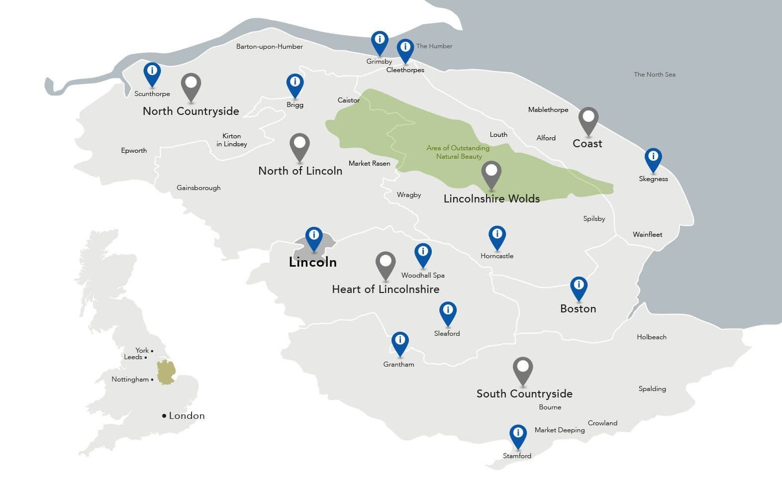 Tourist Information Centres Map