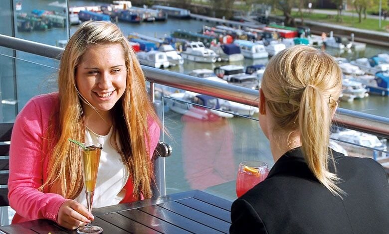 Drinks on the Brayford waterfront Drinks on the Brayford waterfront