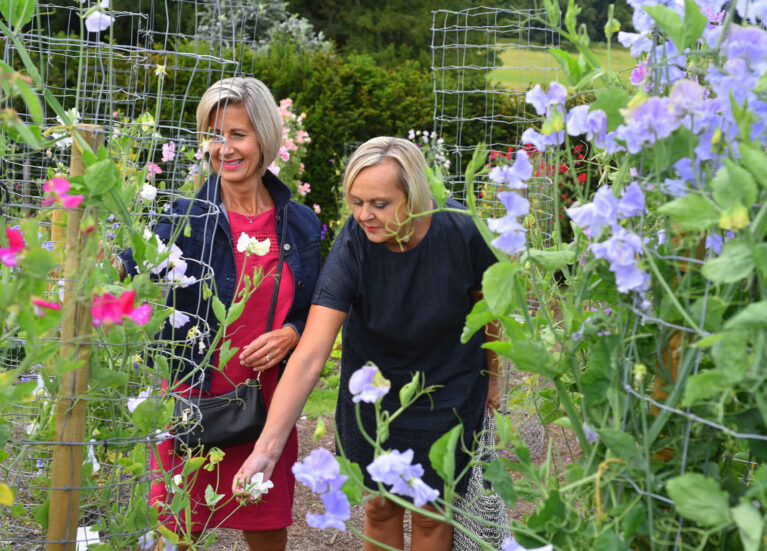 Ladies at Easton Walled Gardens