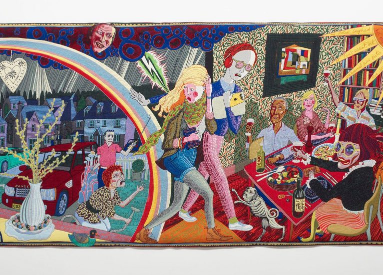 Grayson Perry, Expulsion from Number 8 Eden Close, 2012. Arts Council Collection, Southbank Centre, London © Grayson Perry. Gift of the artist and Victoria Miro Gallery with the support of Channel 4 Television, the Art Fund and Sfumato Foundation with additional support from AlixPartners.