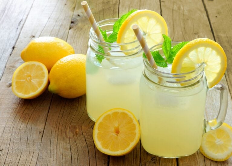 Homemade lemonade