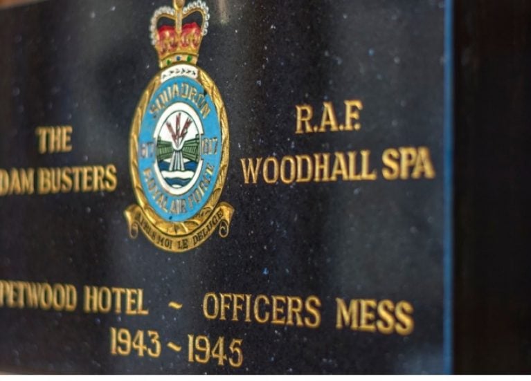 Petwood Hotel Dambusters Plaque